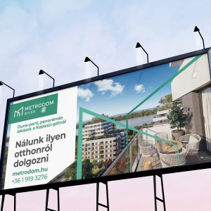 Metrodom River billboard